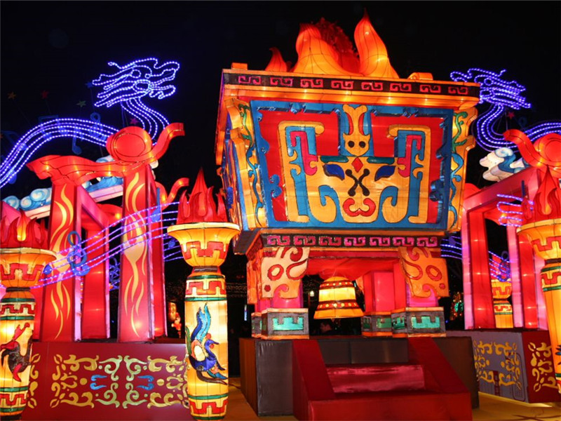 2020重慶江津鼎山公園五一燈會，開啟大型游園燈會